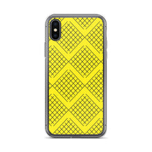 Load image into Gallery viewer, Imaginary Yellow Nets iPhone Case