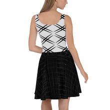 Load image into Gallery viewer, Imaginary Black Complex Skater Dress