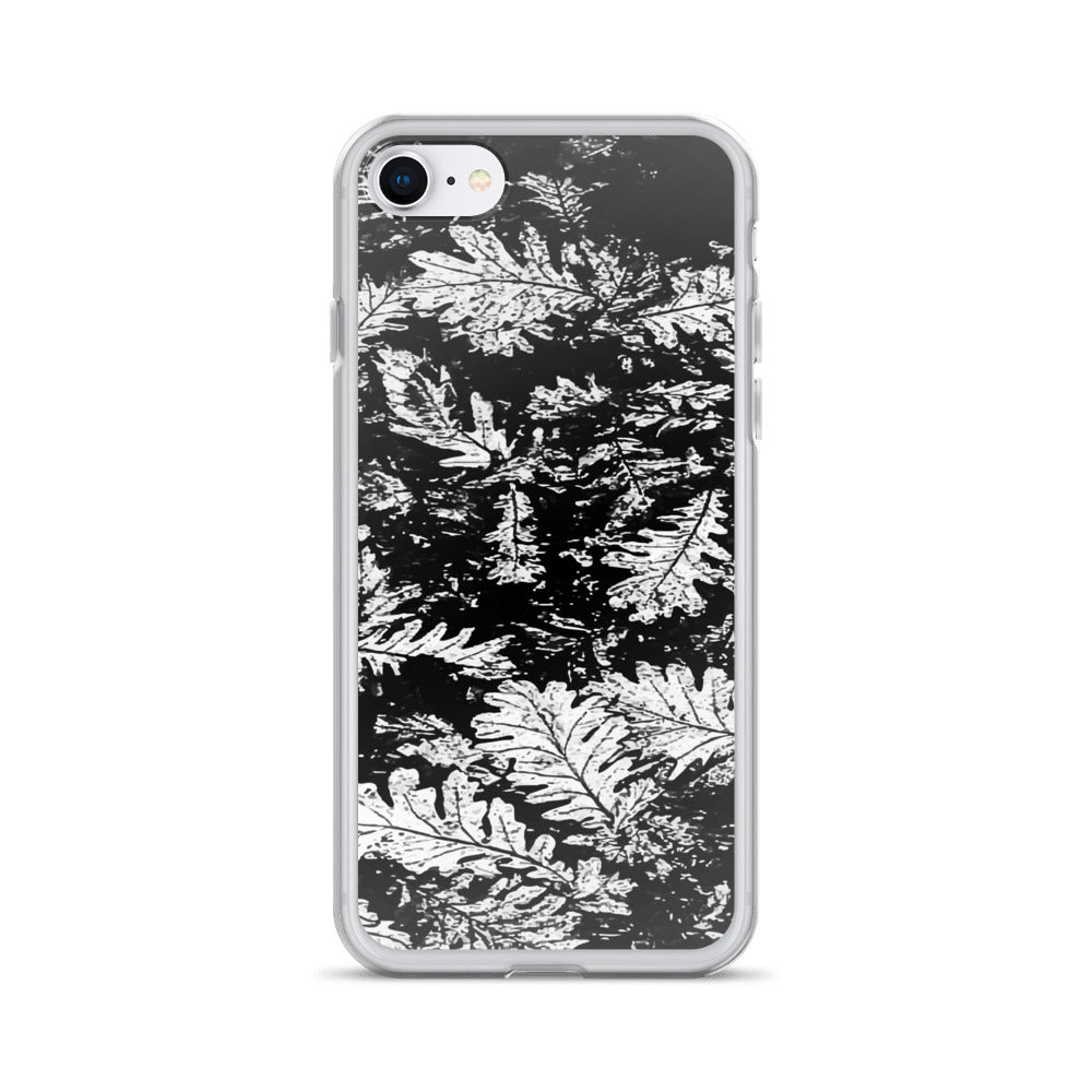 White Tree Leaves iPhone Case