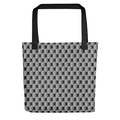 Dynamic Silver Wall Tote bag