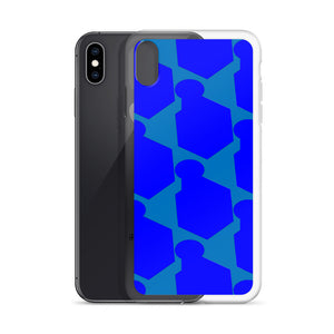 Shine Blue Dynamics iPhone Case