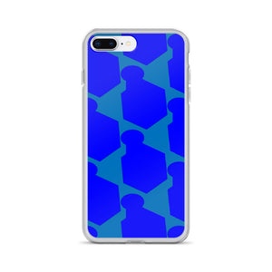 Shine Blue Dynamics iPhone Case