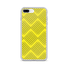 Load image into Gallery viewer, Imaginary Yellow Nets iPhone Case