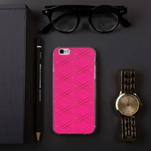 Load image into Gallery viewer, Imajinary Pink Quadrant iPhone Case