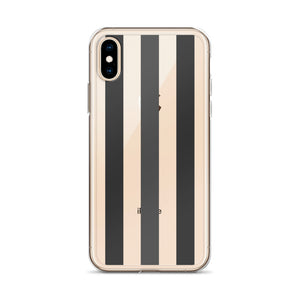 Black Strips iPhone Case