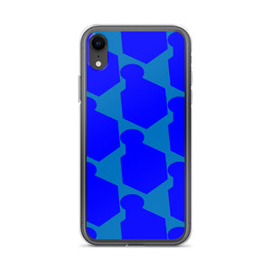 Shine Blue Dynamics iPhone Case