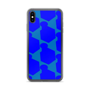 Shine Blue Dynamics iPhone Case