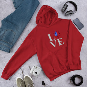 I Love USA Hooded Sweatshirt