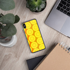 Sun Sine Flowers iPhone Case