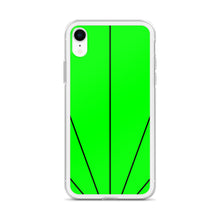 Load image into Gallery viewer, Green Shine In Black iPhone Case