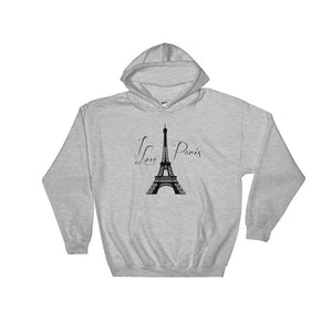 I Love Paris Hooded Sweatshirt