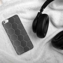 Load image into Gallery viewer, Black octagon iPhone Case