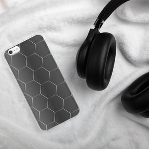 Black octagon iPhone Case