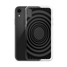 Load image into Gallery viewer, Gray Black Whirlpool iPhone Case