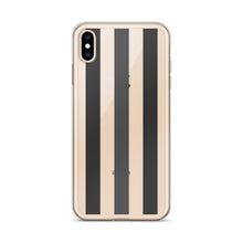 Load image into Gallery viewer, Black Strips iPhone Case