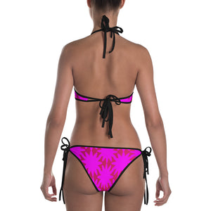 Pink Flowers Girl Bikini