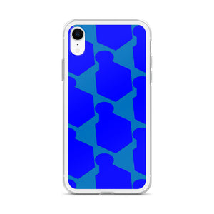 Shine Blue Dynamics iPhone Case