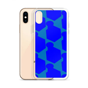 Shine Blue Dynamics iPhone Case