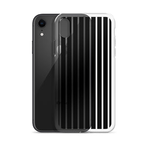 Multiple Black Strips iPhone Case