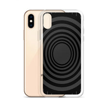 Load image into Gallery viewer, Gray Black Whirlpool iPhone Case