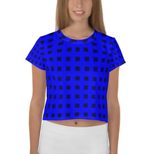 Load image into Gallery viewer, Blue Jail Crop Tee