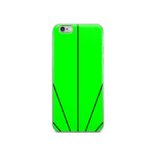 Load image into Gallery viewer, Green Shine In Black iPhone Case