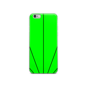 Green Shine In Black iPhone Case