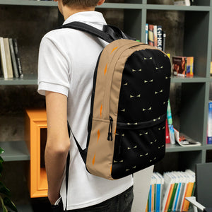 Black & Brown Sides Backpack