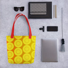 Load image into Gallery viewer, Sun Shine Flowers Tote bag