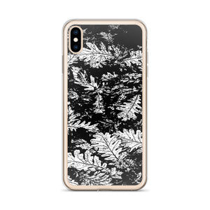 White Tree Leaves iPhone Case