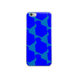 Shine Blue Dynamics iPhone Case