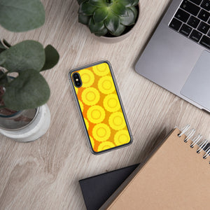 Sun Sine Flowers iPhone Case