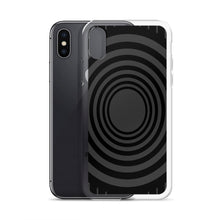 Load image into Gallery viewer, Gray Black Whirlpool iPhone Case