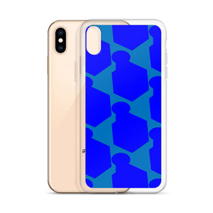 Shine Blue Dynamics iPhone Case