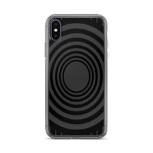 Load image into Gallery viewer, Gray Black Whirlpool iPhone Case