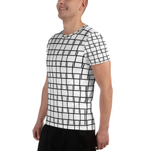 Load image into Gallery viewer, Black Nets Men&#39;s Athletic T-shirt