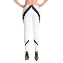 Load image into Gallery viewer, Black In White Slides Leggings