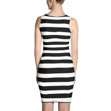 Load image into Gallery viewer, Horizontal Black Strips Dress