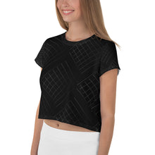 Load image into Gallery viewer, Dynamic Black Nets Crop Tee