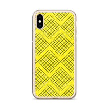 Load image into Gallery viewer, Imaginary Yellow Nets iPhone Case