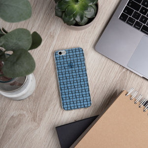 Blue Wall iPhone Case