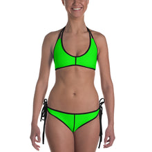 Load image into Gallery viewer, Green Black Complex Bikini