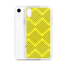 Load image into Gallery viewer, Imaginary Yellow Nets iPhone Case