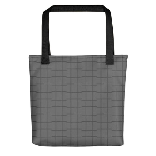 Gray Wall Dynamics Tote bag