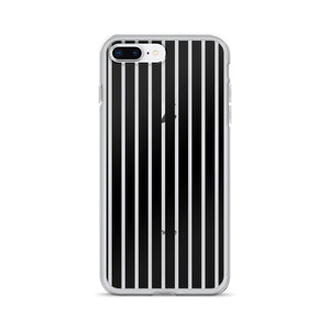 Multiple Black Strips iPhone Case