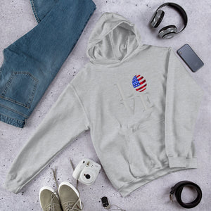 I Love USA Hooded Sweatshirt