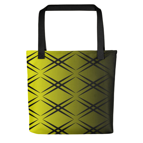 Imaginary Dynamic Yellow Quadrant Tote bag