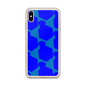 Shine Blue Dynamics iPhone Case