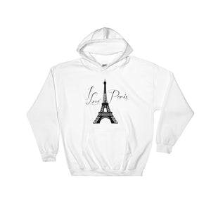 I Love Paris Hooded Sweatshirt