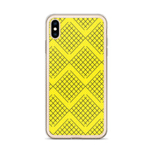 Load image into Gallery viewer, Imaginary Yellow Nets iPhone Case